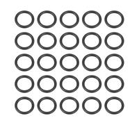 sourcing map 50pcs Nitrile Rubber O-Rings 7mm OD 6mm ID 1mm Width Metric Buna-N NBR Sealing Gasket Plumbing Sealing Repair O Rings for Car Auto Vehicle Repair Faucet Air Gas