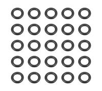 sourcing map 50pcs Nitrile Rubber O-Rings 8mm OD 5mm ID 1.5mm Width Metric Buna-N NBR Sealing Gasket Plumbing Sealing Repair O Rings for Car Auto Vehicle Repair Faucet Air Gas