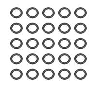 sourcing map 50pcs Nitrile Rubber O-Rings 9mm OD 6mm ID 1.5mm Width Metric Buna-N NBR Sealing Gasket Plumbing Sealing Repair O Rings for Car Auto Vehicle Repair Faucet Air Gas