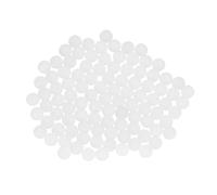 sourcing map 50pcs Nylon Bearing Balls 3mm Solid Plastic Balls, G1 Precision Bearing Ball Frosted Surface, White