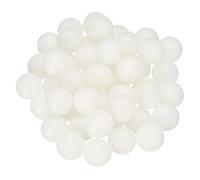 sourcing map 50pcs Nylon Bearing Balls 5/8" Solid Plastic Balls, G1 Precision Bearing Ball Frosted Surface, White