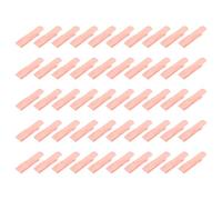 sourcing map 50pcs Peach Satin Table Napkins Polyester Square Bright Table Napkin Fabric Table Napkin for Event Wedding Party Table Decoration,17×17 Inch