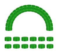 sourcing map 50pcs Plastic Bottle Caps, 30mm Bottle Screw Lid Top Water Bottles Top Cap for DIY Development Imagination Intelligence Craft Scrapbook Creative Gifts, Dark Green