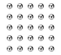 sourcing map 50pcs Precision Balls 9mm Diameter G100 Solid Stainless Steel Bearing Balls for Ball Bearing, Machinery, Automotive, and DIY