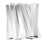 sourcing map 50pcs Pure Nickel Strip 0.15 x 8 x 100mm 99.6% Nickel Solid Pure Nickel Strips for Lithium Battery Packs Car Nickel Solder Tap for Cell Battery Pack Spot Welding and Soldering