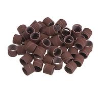 sourcing map 50pcs Sanding Drums 1/2 Inch Mini Sanding Sleeves 320 Grit Sanding Bands for Drum Sander Rotary Tools