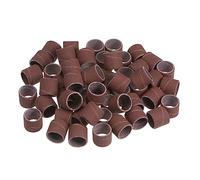 sourcing map 50pcs Sanding Drums 1/2 Inch Mini Sanding Sleeves 400 Grit Sanding Bands for Drum Sander Rotary Tools