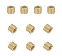 sourcing map 50Pcs Sleeve Bearings, 3mm Bore x 5mm OD x 4mm Length, Self-Lubricating Sintered Bronze Bushings