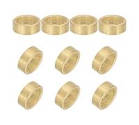 sourcing map 50Pcs Sleeve Bearings, 6mm Bore x 8mm OD x 3mm Length, Self-Lubricating Sintered Bronze Bushings