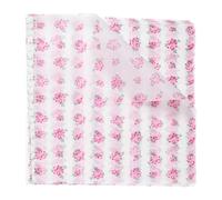 sourcing map 50pcs Square Rose Pattern Wax Paper Sheets 9.84" x 8.46" Oil-Absorbing Dry Food Wrapping Paper for Sandwich Baking Paper Liners Picnic Basket Bread Hamburger Wrap Kitchen, Pink