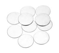 sourcing map 50Pcs Stainless Steel Disc, 1 3/16"(30mm) Dia 0.06"(1.5mm) Thick 304 Stainless Steel Flat Round Sheet Blank Round Circle Plate for Crafts Metal Stamping and Jewelry Making