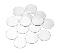 sourcing map 50Pcs Stainless Steel Disc, 1 3/32"(28mm) Dia 0.05"(1.2mm) Thick 304 Stainless Steel Flat Round Sheet Blank Round Circle Plate for Crafts Metal Stamping and Jewelry Making