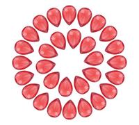 sourcing map 50Pcs Teardrop Rhinestones 10 x 14 mm Matte Resin Pointed Back Rhinestone Beads Gems for Jewelry Making Costume Crystal Embellishments Crafts, Red