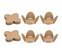 sourcing map 50Pcs Truffle Wrappers, Mini Cupcake Liners, Chocolate Candy Cups, Dessert Base Liners for Christmas, Valentine's Day, Wedding Birthday Party, Brown