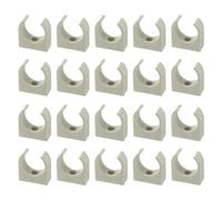 sourcing map 50Pcs U-Shaped Water Pipe Clamps for 25mm/0.98" OD Pipes,Grey | PPR Pipe Clamps Clips U Shaped Pipe Clip Fit,Water Pipes and Tubing Hoses Support