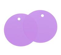sourcing map 50pcs Waterproof Shipping Tags, PVC Metal Eyelet Durable Label Tear Resistant Blank Tag for Product Identification Inventory Car Parts Tag, Purple