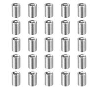 sourcing map 50pcs Wire Thread Repair Inserts M3 x 0.5 x 3D (9mm) Metric 304H Stainless Steel Helical Coiled Wire Screw Threaded Sleeve Sheath for Automotive Repairs
