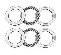 sourcing map 51108 Thrust Ball Bearings 40mm x 60mm x 13mm Chrome Steel ABEC3 Single Row Roller 2pcs
