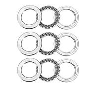 sourcing map 51108 Thrust Ball Bearings 40mm x 60mm x 13mm Chrome Steel ABEC3 Single Row Roller 3pcs