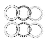 sourcing map 51110 Thrust Ball Bearings 50mm x 70mm x 14mm Chrome Steel ABEC3 Single Row Roller 2pcs
