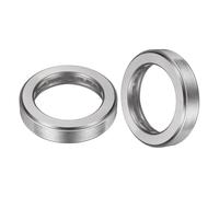 sourcing map 51110 Thrust Bearing, 4pcs Thrust Tapered Roller Bearings Full Complement of Balls Case Hardened Chrome Steel, 1.97" Bore x 2.83" OD x 0.58" Width (One-Piece)