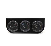 sourcingmap 52mm Oil Temp Water Temp Pressure Triple Gauge Kit Car Pointer Meter