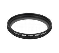 sourcing map 52mm Variable Star Filter, Starburst Lens Filter 4-8 Points Sparkle Effect Camera Lens Filters for Night Scenery Glassworks,1Pcs