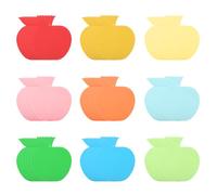 sourcing map 54Pcs Apple Cutouts, Apple Shaped Decorative Cut-outs Die Cut Paper Decorations for Classroom DIY Crafts Projects Party Supplies Wall Decor Bulletin Board Decoration