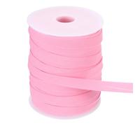 sourcing map 55 Yards Double Fold Bias Tape 1/2 Inch Bias Binding Tape Binding Bias Ribbon for Sewing Hemming Quilting Piping Cheongsam Decoration Clothing Seaming, Light Pink