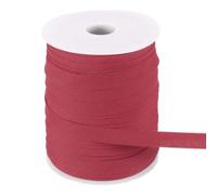 sourcing map 55 Yards Double Fold Bias Tape 1/2 Inch Bias Binding Tape Binding Bias Ribbon for Sewing Hemming Quilting Piping Cheongsam Decoration Clothing Seaming, Burgundy