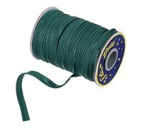 sourcing map 55 Yards Polyester Satin Bias Trim, 0.4 Inch Piping Trim Double Fold Piping Bias for Sewing Trimming DIY Crafting, Dark Green