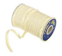 sourcing map 55 Yards Polyester Satin Bias Trim, 0.4 Inch Piping Trim Double Fold Piping Bias for Sewing Trimming DIY Crafting, Beige