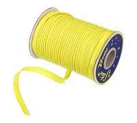 sourcing map 55 Yards Polyester Satin Bias Trim, 0.4 Inch Piping Trim Double Fold Piping Bias for Sewing Trimming DIY Crafting, Yellow