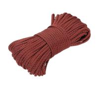 sourcing map 550 Paracord 100 Feet, 4mm 7 Strand Parachutes Cord Spool Survival Strong Rope String for Camping Hiking Fishing, Red/Black