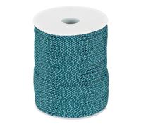 sourcing map 550 Paracord 200 Feet, 4mm 7 Strand Parachutes Cord Spool Survival Strong Rope String for Camping Hiking Fishing, Blue/Black