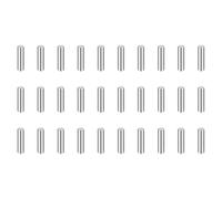 sourcing map 55pcs Dowel Pins, M1 x 4mm 304 Stainless Steel Cylindrical Shelf Support Peg Pin Rod Fasten Elements for Metal Devices Wood Furniture DIY Installation, Silver