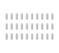 sourcing map 55pcs Dowel Pins, M2 x 6mm 304 Stainless Steel Cylindrical Shelf Support Peg Pin Rod Fasten Elements for Metal Devices Wood Furniture DIY Installation, Silver