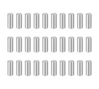 sourcing map 55pcs Dowel Pins, M3 x 9mm 304 Stainless Steel Cylindrical Shelf Support Peg Pin Rod Fasten Elements for Metal Devices Wood Furniture DIY Installation, Silver