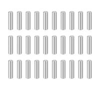 sourcing map 55pcs Dowel Pins, M4 x 16mm 304 Stainless Steel Cylindrical Shelf Support Peg Pin Rod Fasten Elements for Metal Devices Wood Furniture DIY Installation, Silver
