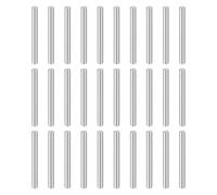 sourcing map 55pcs Dowel Pins, M4 x 40mm 304 Stainless Steel Cylindrical Shelf Support Peg Pin Rod Fasten Elements for Metal Devices Wood Furniture DIY Installation, Silver