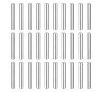 sourcing map 55pcs Dowel Pins, M5 x 40mm 304 Stainless Steel Cylindrical Shelf Support Peg Pin Rod Fasten Elements for Metal Devices Wood Furniture DIY Installation, Silver