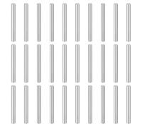 sourcing map 55pcs Dowel Pins, M6 x 60mm 304 Stainless Steel Cylindrical Shelf Support Peg Pin Rod Fasten Elements for Metal Devices Wood Furniture DIY Installation, Silver