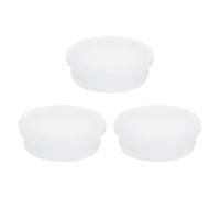 sourcing map 56.3mm Silicone Rubber Solid Plug Soft Flexible Stoppers T-Shaped Silicone Plugs for Hole Translucent White 3 Pieces, 56.3x62x12mm