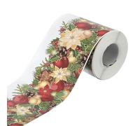 sourcing map 59 Feet Bulletin Board Borders, Christmas Decorations Borders Home Office Christmas Stickers for Wall Window Blackboard Holiday Party Decoration