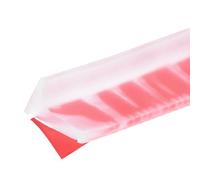 sourcing map 59" Self-Adhesive Water Retaining Strip, Collapsible Shower Barrier Stopper Water for Kitchen Sink Countertop Sink Shower Corner to Keep Wet and Dry Separation, Clear