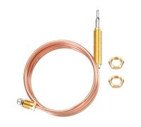sourcing map 59" Thermopile Thermocouple 820 Degree Gas Fireplaces Replacement Thermocouple M8 for Gas Furnaces, Oven, Fryers, Boilers, Water Heaters