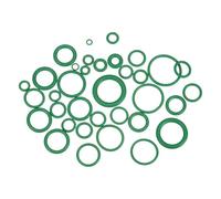 sourcing map 595pcs O-Ring Assortment Kit 3-22mm Nitrile Rubber O-Rings Assortment Set for Plumbing Automotive Mechanical Electrical Cylinder Repairs, Green