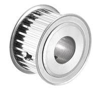 sourcing map 5M 25Teeth Timing Pulley Synchronous Wheel Belt Drive without Step 25mm Height 5mm Pitch 15mm Bore for Belt, 3D Printer, CNC