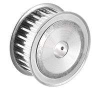 sourcing map 5M 25Teeth Timing Pulley Synchronous Wheel Timing Belt Drive without Step 5mm Pitch 8mm Bore for Belt, 3D Printer, CNC