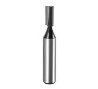 sourcing map 5mm Dia 8mm Shank Bottom Cleaning Router Bit, 2 Flutes Carbide Tipped Cutter Uncoated for Woodworking